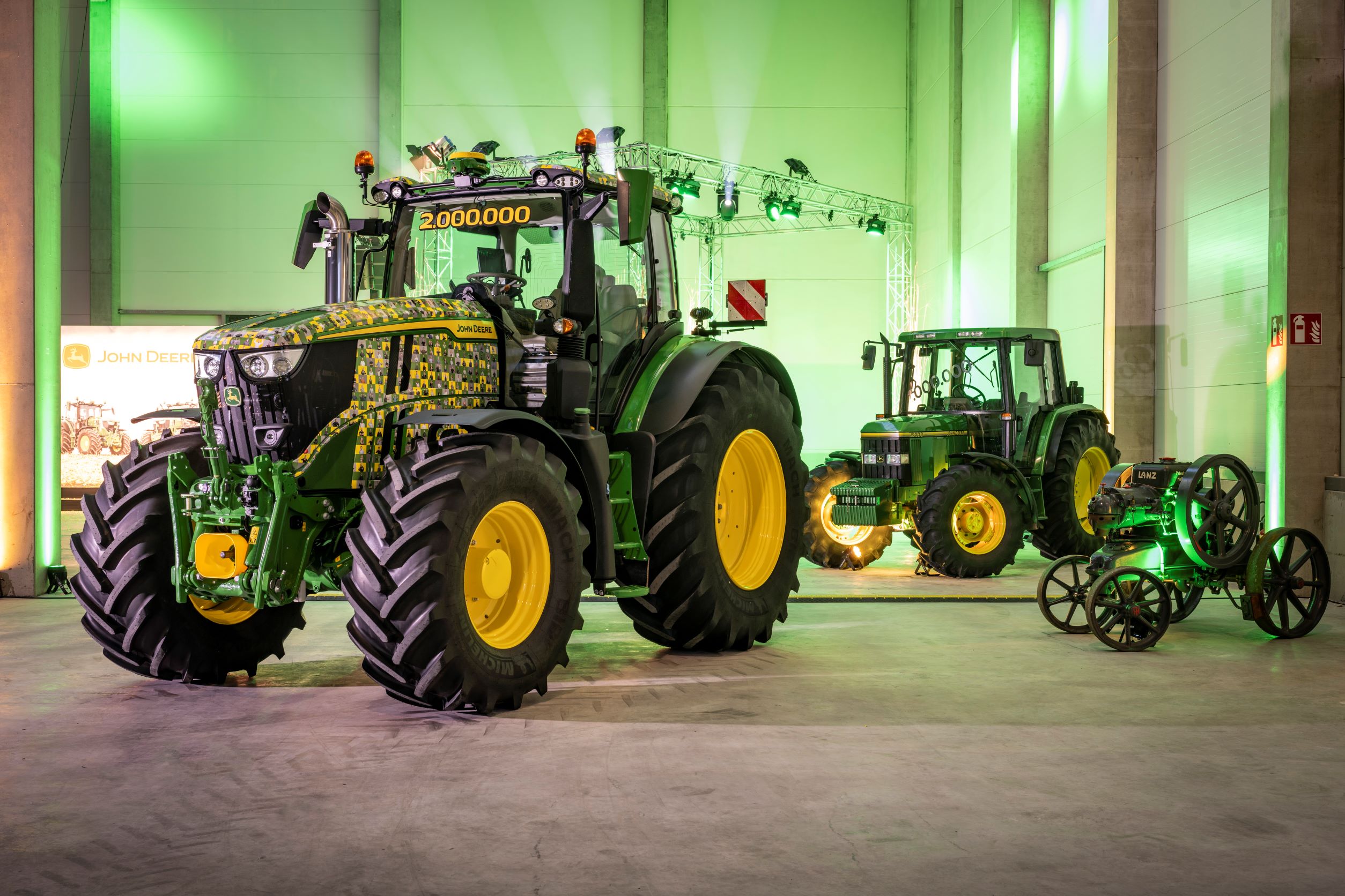 Dvojmiliónty traktor John Deere z Mannheimu