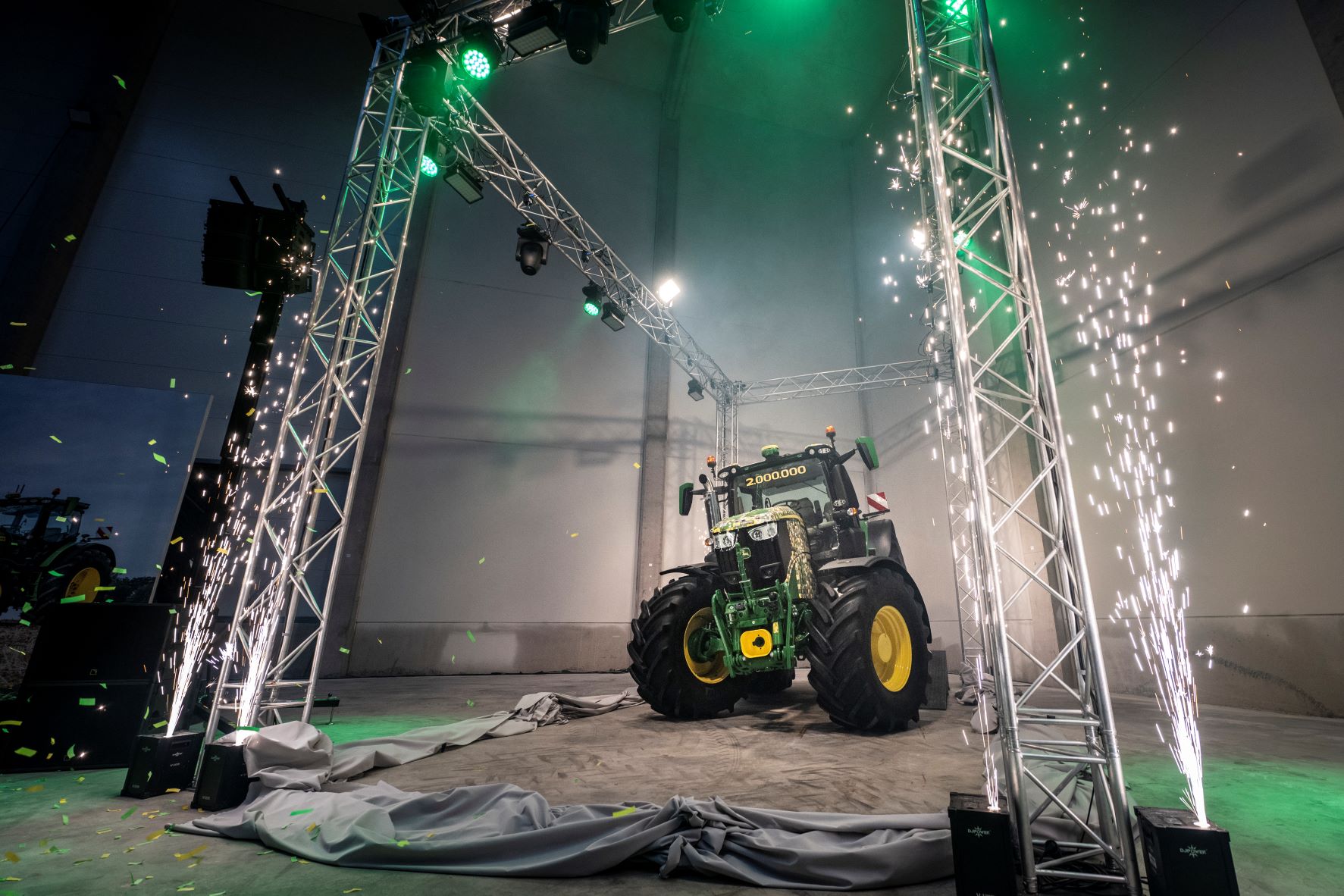 Dvojmiliónty traktor John Deere z Mannheimu